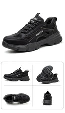 Men Work Sneakers Protective Shoes Safety Industrial Puncture-Proof Anti-smash Steel Toe Shoes Breathable Construction Work Shoe