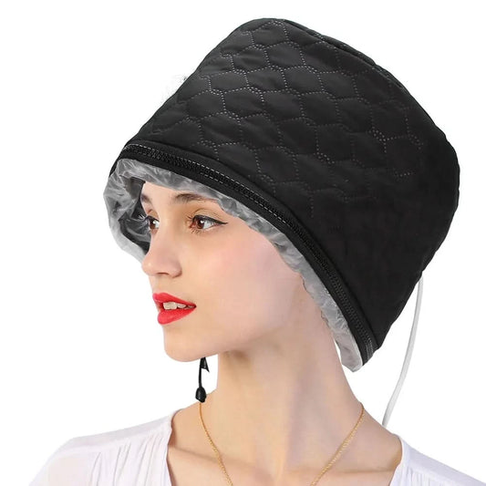 Household Electric Heating Hat Adjustable Hot Oil Treatment Hat for Hair Care - M & M Global