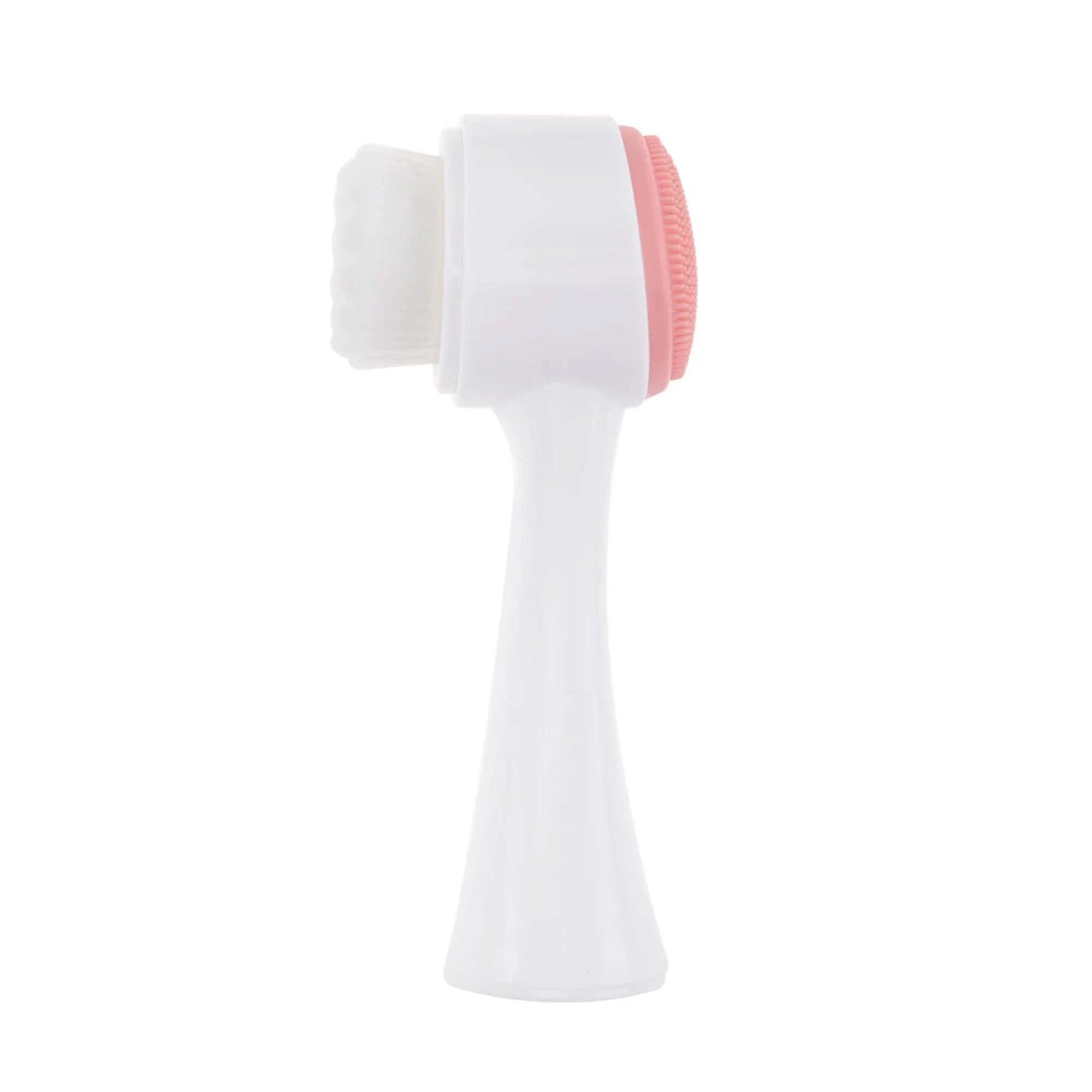 3D Bilateral Silicone Facial Cleanser Manual Massage Facial Brush Soft Bristles Silicone Double-Sided Face Brush Cleaning Tools - M & M Global