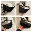 Ladies' fashionable leather PU handbag, designer shoulder bag, crossbody bag, armpit bag - M & M Global