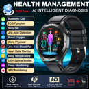2026 New Nursing Grade ECG Health Smart Watch Blood Pressure Lipid Uric Acid 650nm Dual-Probelaser Heart Analysis Smartwatch