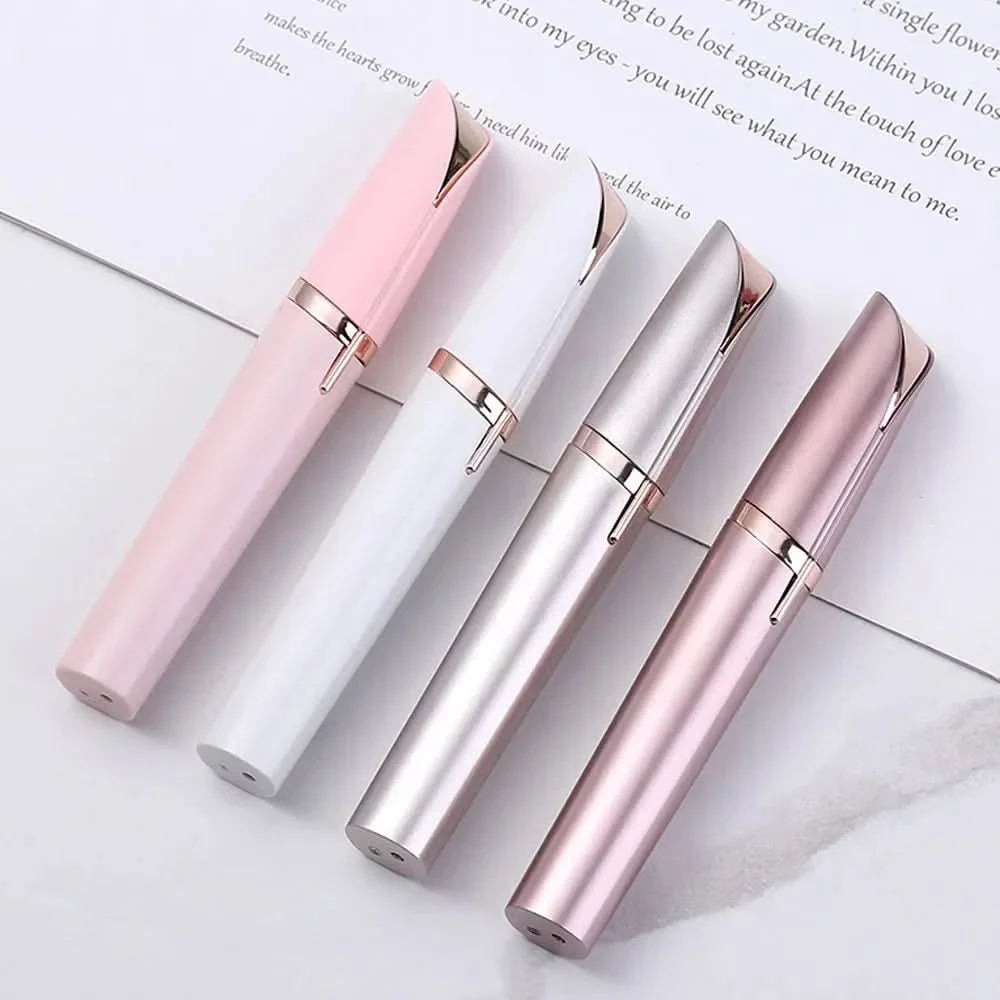 Electric Eyebrow Trimmer Security Hair Removal Eye Brow Epilator USB Charger Mini Shaper Shaver Hair Removal Painless Beauty - M & M Global