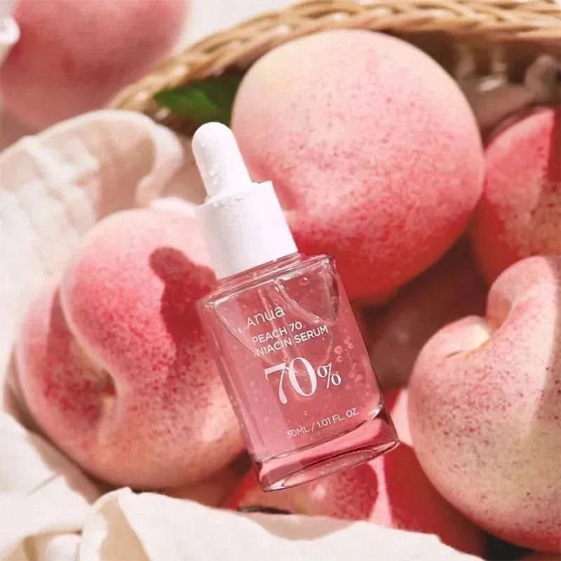 Anua Peach 70 Niacinamide Serum 30ml, Moisturizing Facial Serum, Daily Cleansing Beauty, Korean Skincare - M & M Global