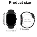 Smart watch, multi-sport mode, message reminder, multiple APP reminders, suitable for men and women, custom wallpaper