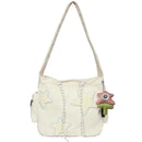 Women Star Pattern Corduroy Crossbody Bag Casual Tote Lady Fashion Large Capacity Shoulder Bag Girl Travel Messenger Bag Handbag - M & M Global