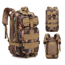 Men's Classic Tactical Backpack Travel Sports Camouflage Bag Outdoor Climbing Hunting Backpack Fishing Hiking Nylon 3P Pack Bag - M & M Global