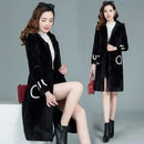 Ladies Lamb Velvet Jacket Autumn Winter Style Versatile Medium Length Spring Fashionable Windbreaker New Women's Clothing
