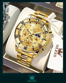 OLEVS Watches For Men Classic with Date Dress Luxury Big Face Waterproof Luminous Men's Wrist Watch Stainless Steel Men Watch - M & M Global