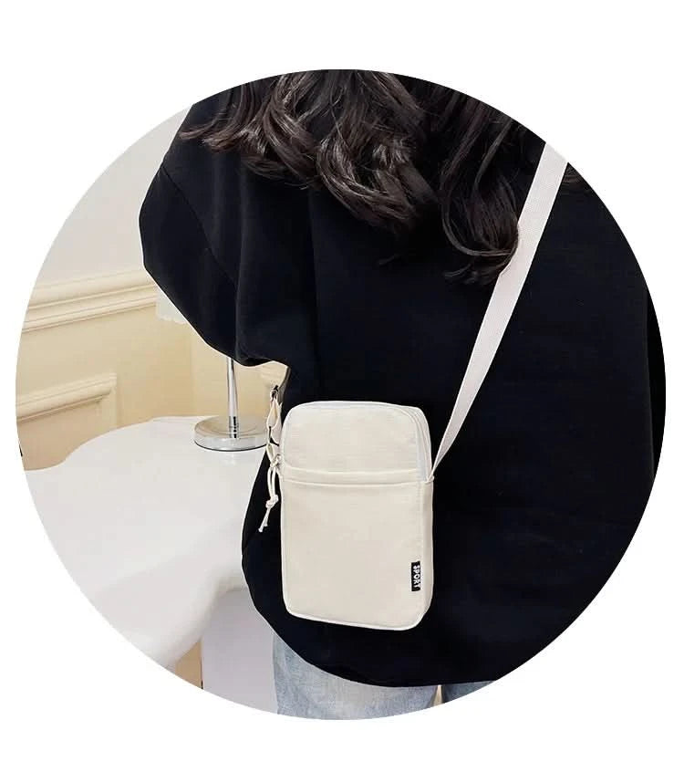 New Fashion Mobile Phone Bag Women's Messenger Bag All-match Mini Small Crossbody Bag Hanging Neck Coin Purse Vertical Handbag - M & M Global