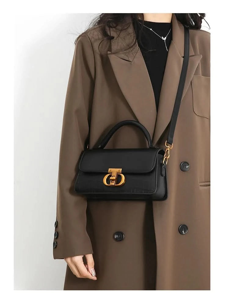 Small Leather Armpit Bags for Women, Chain Shoulder, Crossbody Bag, Ladies Vintage Underarm Handbags, Summer - M & M Global