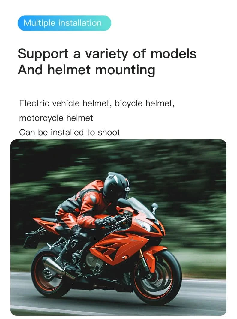Pocket 4K Mini Camera  Magnetic Wearable Cam with Waterproof Shell WiFi Bike Camera Friendly for Casual Cycling Vlog Home Use - M & M Global