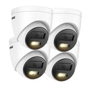 Annke 12MP HD IP Security Camera Poe 6K Dual Light Audio Fixed Bullet Camera Human Vehicle Detection 256G SD Storage ONVIF IP67