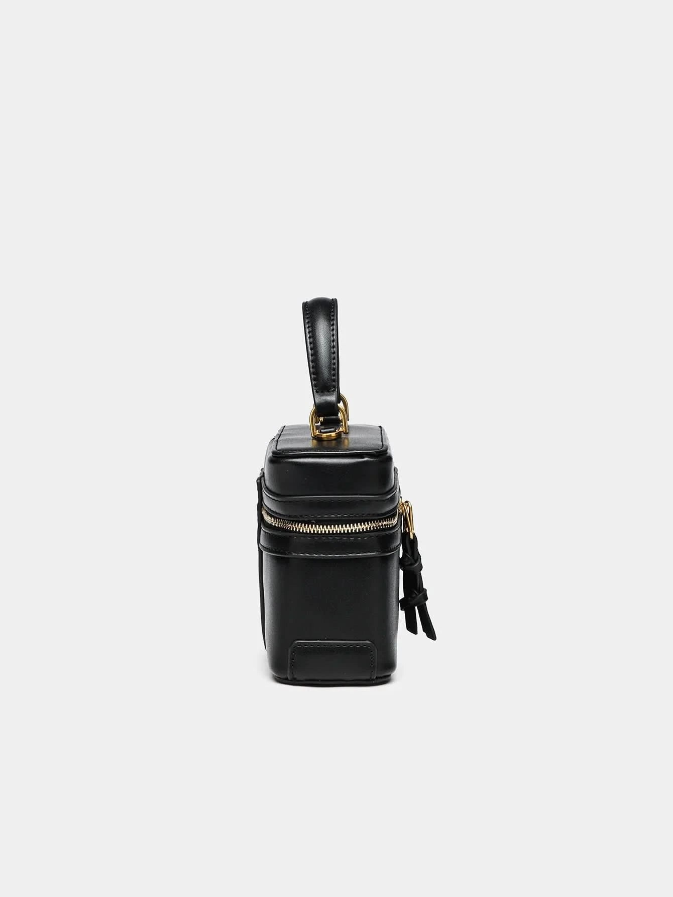 2024 summer new fashion all-in-one black single shoulder popular portable hard fashion small square bag - M & M Global