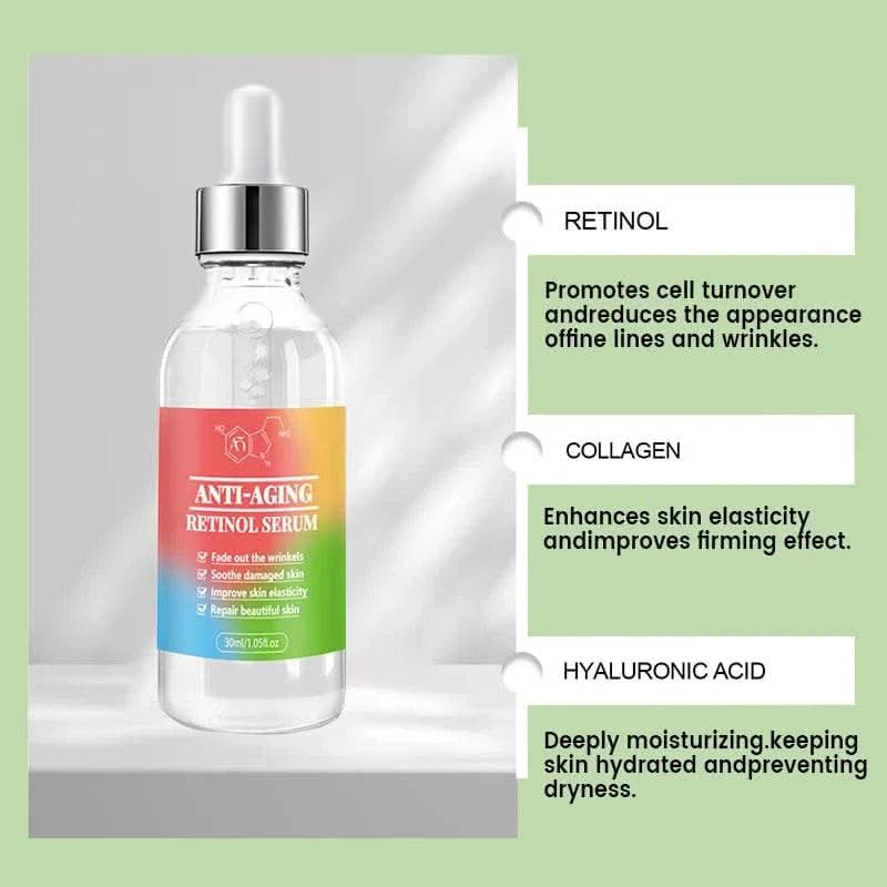 Collagen serum moisturizing, brightening, skin tightening, used to reduce fine lines, lighten fine lines, facial essential oil - M & M Global