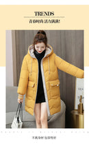 Women's Mid-length 2025 Korean Loose Winter Cotton Coat Thickened Cotton Jacket Bread