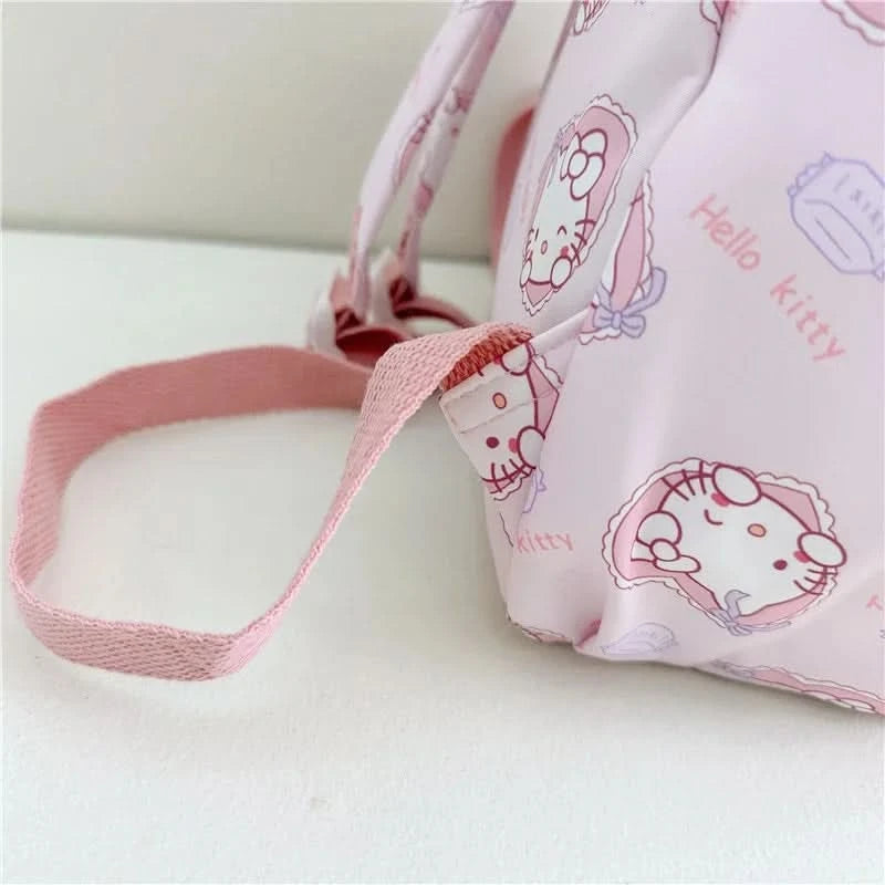Kawaii Hello Kitty Kuromi Cinnamoroll Backpacks Cute Cartoon My Melody Pochacco Pompom Purin Anime Storage School Bag Sac A Dos - M & M Global