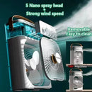 New 3 In 1 Fan AIr Conditioner Household Small Air Cooler LED Night Light Portable Humidifier Air Adjustment Fan Office Home Fan - M & M Global