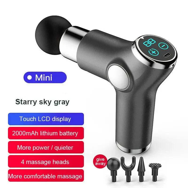 32/6 Speed Electric Massage Gun Slimming Body Neck Back Foot Leg Shoulder Massager Muscle Fascia Gun fitness Percussion Massager - M & M Global
