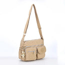 High Quality A4 Nylon Men Women Shoulder Messenger Bag Cross Body Purse Waterproof Lightweight Green Black Blue Purple Red M0938 - M & M Global