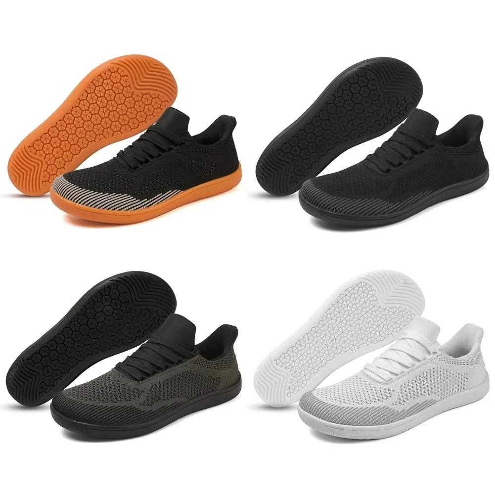 Minimalist Barefoot Shoes Hands Free Wide Toe Cross Trainer Casual Mesh Sneakers Lightweight Trekking Shoes for Hiking Climbing - M & M Global