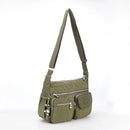 High Quality A4 Nylon Men Women Shoulder Messenger Bag Cross Body Purse Waterproof Lightweight Green Black Blue Purple Red M0938 - M & M Global