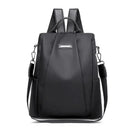 New fashion nylon solid color lightweight waterproof large capacity detachable shoulder strap multi functional women's backpack - M & M Global