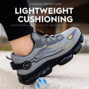 Breathable lace-free soft sole comfortable anti-smash anti-puncture labour insurance shoes - M & M Global