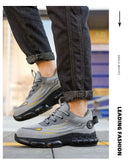 Lace-up breathable soft sole comfortable anti-smash anti-puncture men's casual labour insurance shoes