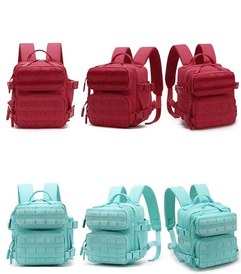 9L Mini Tactical Backpack for Women Travel Hiking Gym Bag Waterproof Sport Fitness Rucksack with Bottle Holder - M & M Global