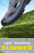 Summer New Men's Baotou Casual Net Surface Breathable Beach Shoes Lightweight Non-slip Sandals for Men sandal casual sneakers - M & M Global