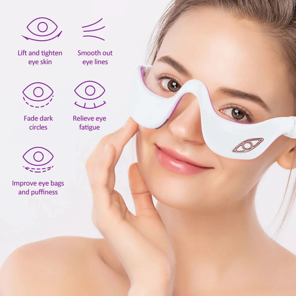 Electric Eye Massager Anti Wrinkle Aging Eye Care Beauty Tool Massage Rechargeable Eye Fatigue Relief Device - M & M Global