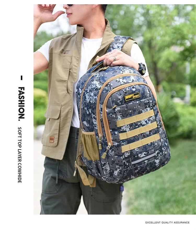 High Quality Large Capacity Outdoor Tactical Backpacks Waterproof Multi Functional hiking bag Outdoor Trekking  Camping Backpack - M & M Global