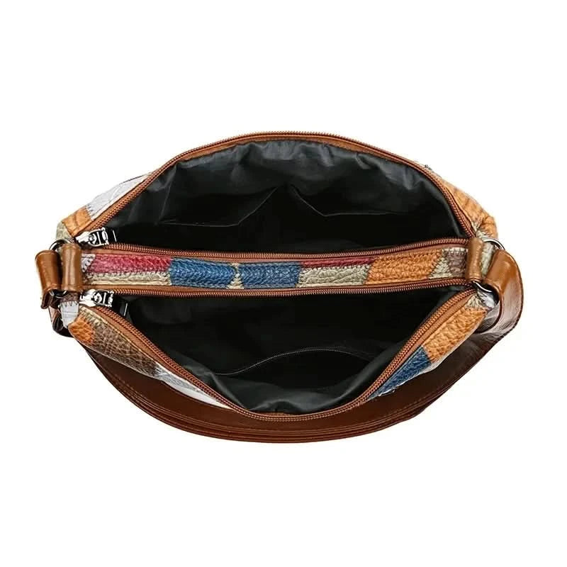 Women's Elegant Vintage Crossbody Bag Trendy HandBag Fashion Multi-pockets Shoulder Bag All-match Retro Crossbody Bag for Daily - M & M Global