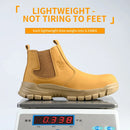 Waterproof Men's Safety Work Boots Steel Toe Shoes Anti Impact And Anti-Puncture Outdoor Adventure Hiking Protective Boots