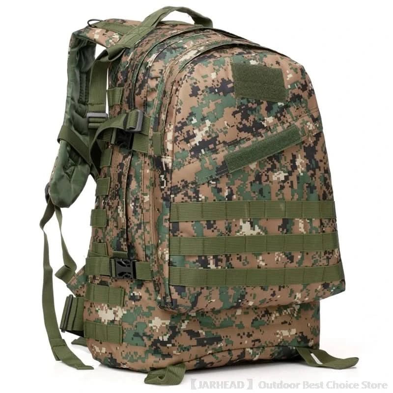 Outdoor Sport Camping Backpack Hiking Trekking School Bag Travel Cycling Walking Large Capacity Rucksack 3D Tactical Backpack - M & M Global