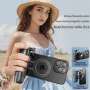Pocket Bluetooth Magnetic Selfie Stick Telescopic Tripod Phone Holder Stand for IPhone 16 Magsafe Mag Safe Suporte Bracket Mount