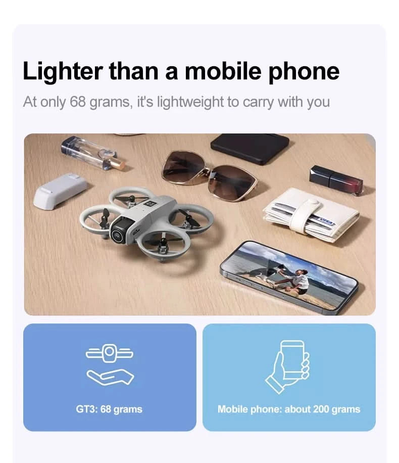Original GT3 8K GPS Professional RC Drone Aerial Photography Remote Control Aircraft 5G HD Dual Camera Quadcopter Toys UAV Gifts - M & M Global