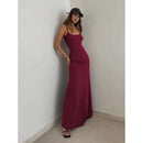 Summer Sexy Bodycon Long Dress Womens Y2k Clothes Sleeveless Sundress Evening Backless Dresses for Women Aesthetic 2024 - M & M Global