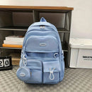 Backpack Simple Large Capacity Sports Travel Backpack Junior High School Leisure Backpack Tutorial Bag - M & M Global