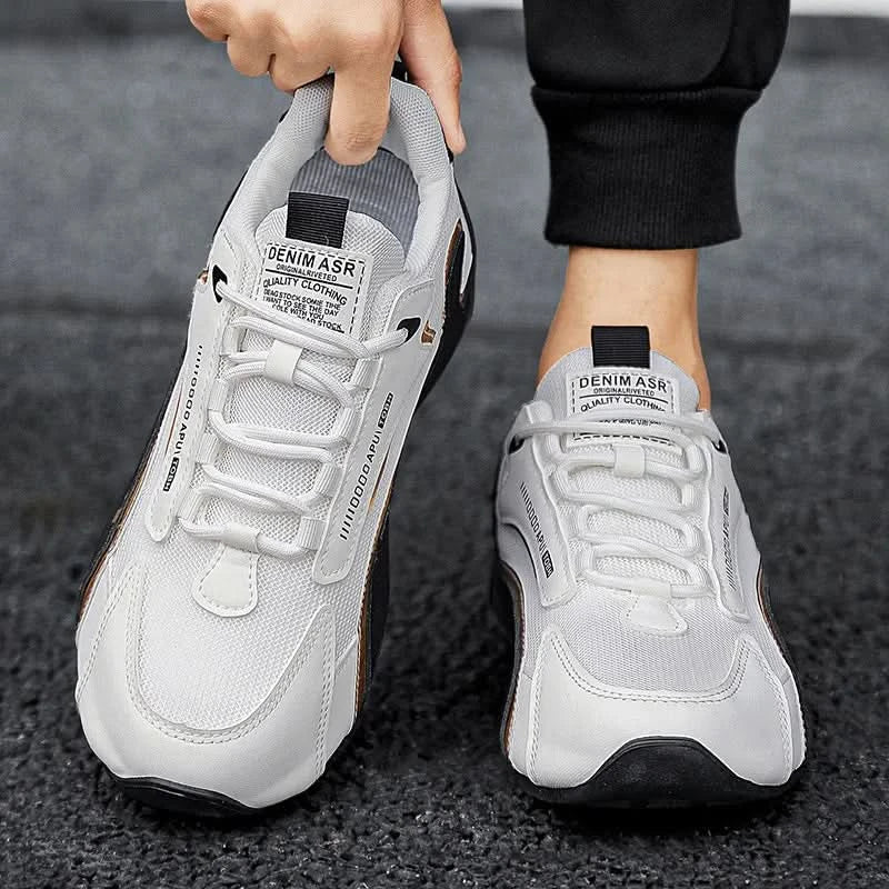Men's lightweight,breathable,elastic and casual sports shoes are wear-resistant and non slip,suitable for daily outdoor run - M & M Global
