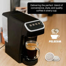 Coffee Machine Compatible with Senseo Pods, Fast Brewing Rich Flavor Extraction Space Saving Sleek Modern Barista Quality Taste, - M & M Global
