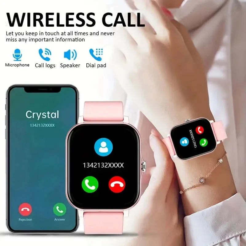 KESHUYOU 2025 New Smart Watch Bluetooth Talking Blood Oxygen/Blood Pressure Monitor Smart Watch for Women Men Holiday Gift - M & M Global