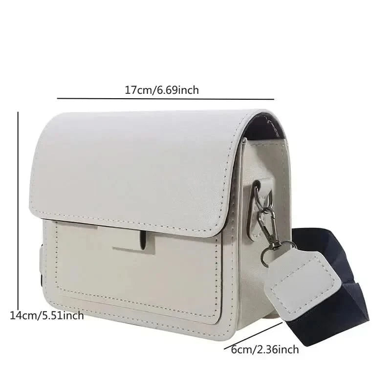 Women's versatile retro handle handbag, crossbody bag, single shoulder flip bag - M & M Global