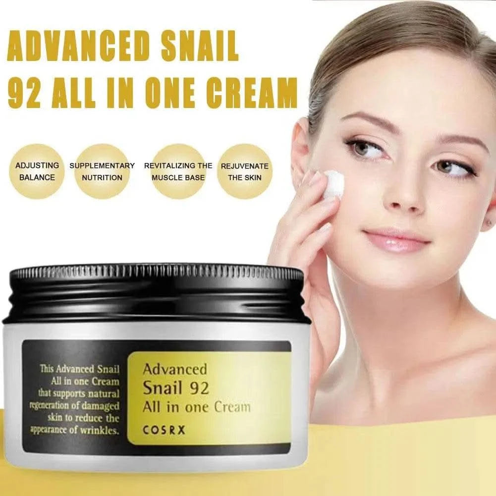 Advanced Snail 96 Mucin Power Essence/Cleanser/Cream Moisturizing Smoothing Nourishing Korean Cosmetics Facial Skin Care Product - M & M Global