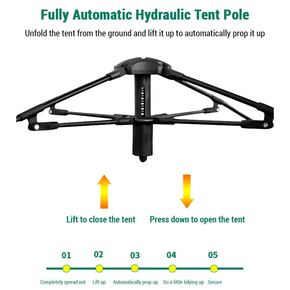 Outdoor Automatic Quick Open Tent Waterproof Camping Tent 3-4 Person Instant Setup Tent 3-4 Person Instant Setup Tent