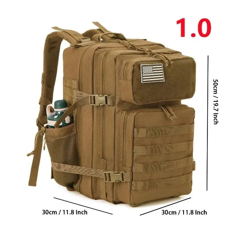 45L Tactical Backpack survival Hiking Backpacks Outdoor bags for women camping equipment back pack Witch Bottle Holder Rucksack - M & M Global
