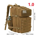 45L Tactical Backpack survival Hiking Backpacks Outdoor bags for women camping equipment back pack Witch Bottle Holder Rucksack - M & M Global