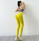 Women's Gym Leggings Pocket Yoga Pants Sexy Naked Feeling  Fitness Sports Pants Stretch Soft High Waist Running Push Up Leggings