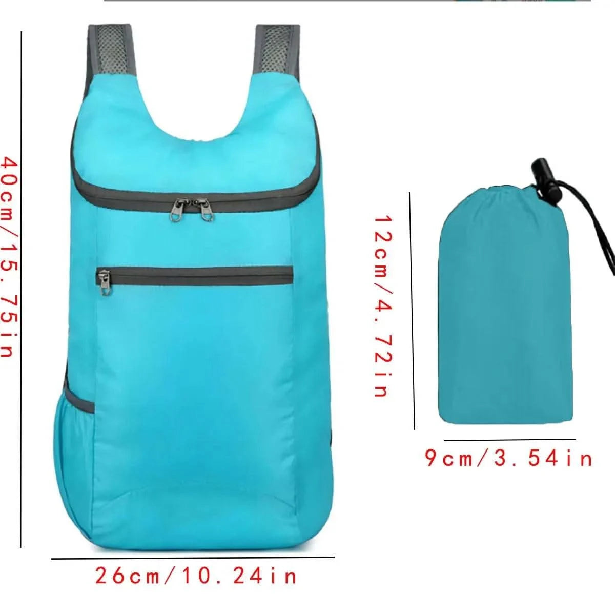 1pc Weekend Travel Bag, Foldable Waterproof Tear-resistant Lightweight Backpack, Large Capacity Travel Business Backpack, Sports - M & M Global