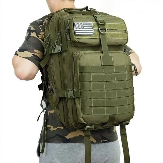 30L/50L 1000D Nylon Waterproof Trekking Fishing Hunting Bag Backpack Outdoor Rucksacks Tactical Sports Camping Hiking - M & M Global
